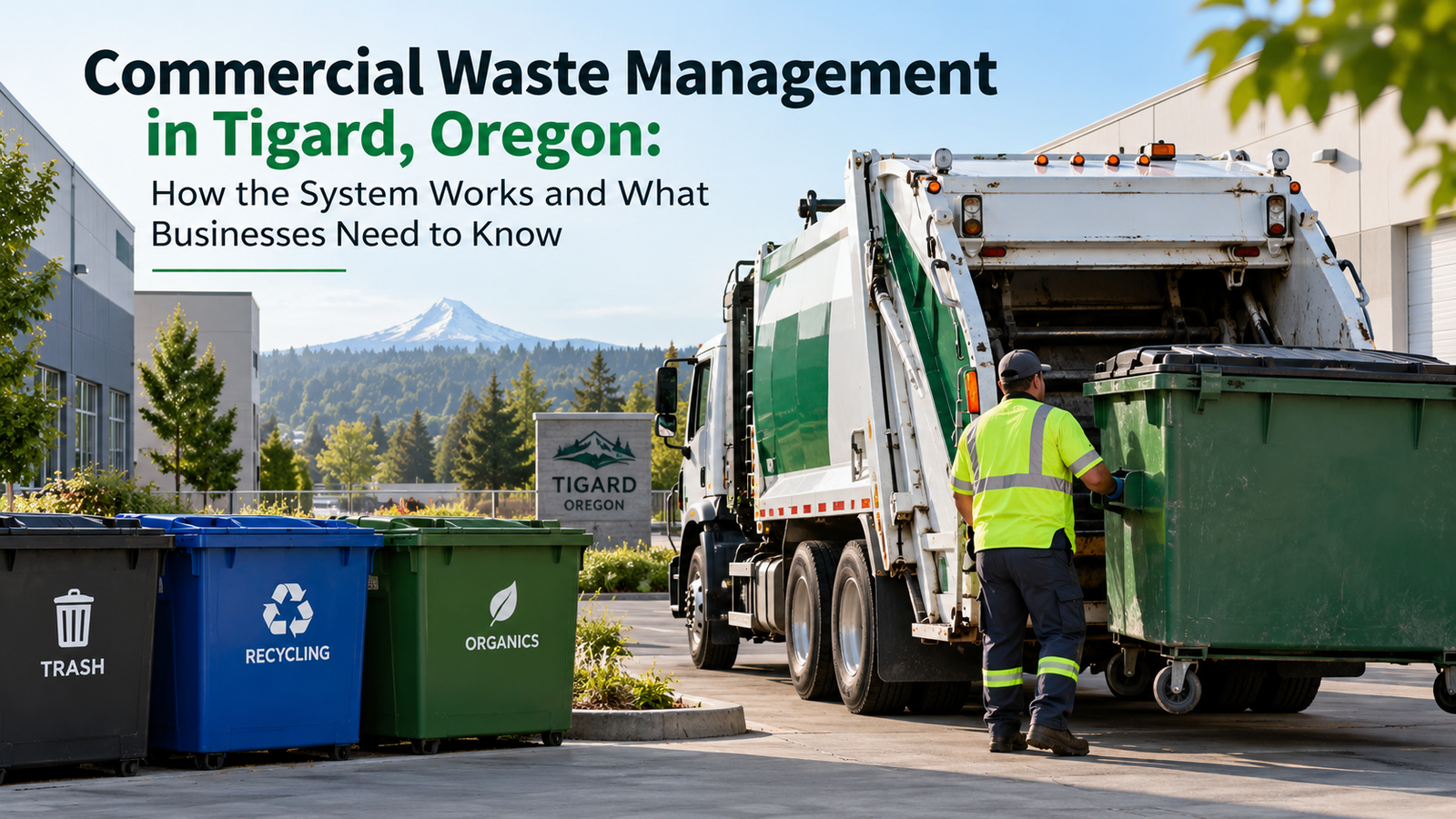 Commercial Waste Management in Tigard, Oregon: How the System Works and What Businesses Need to Know